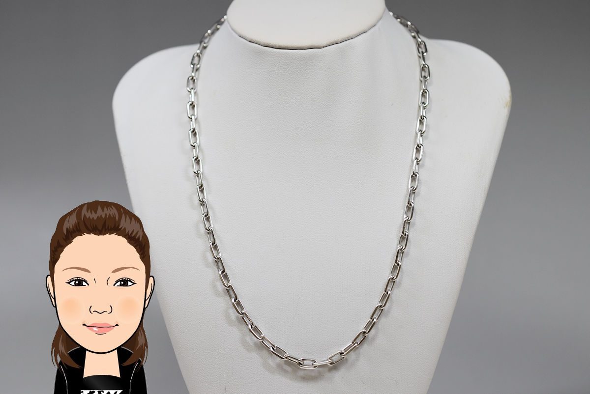 Cartier 【カルティエ】 K18WG ホワイトゴールド スパルタカス ネックレス 画像1