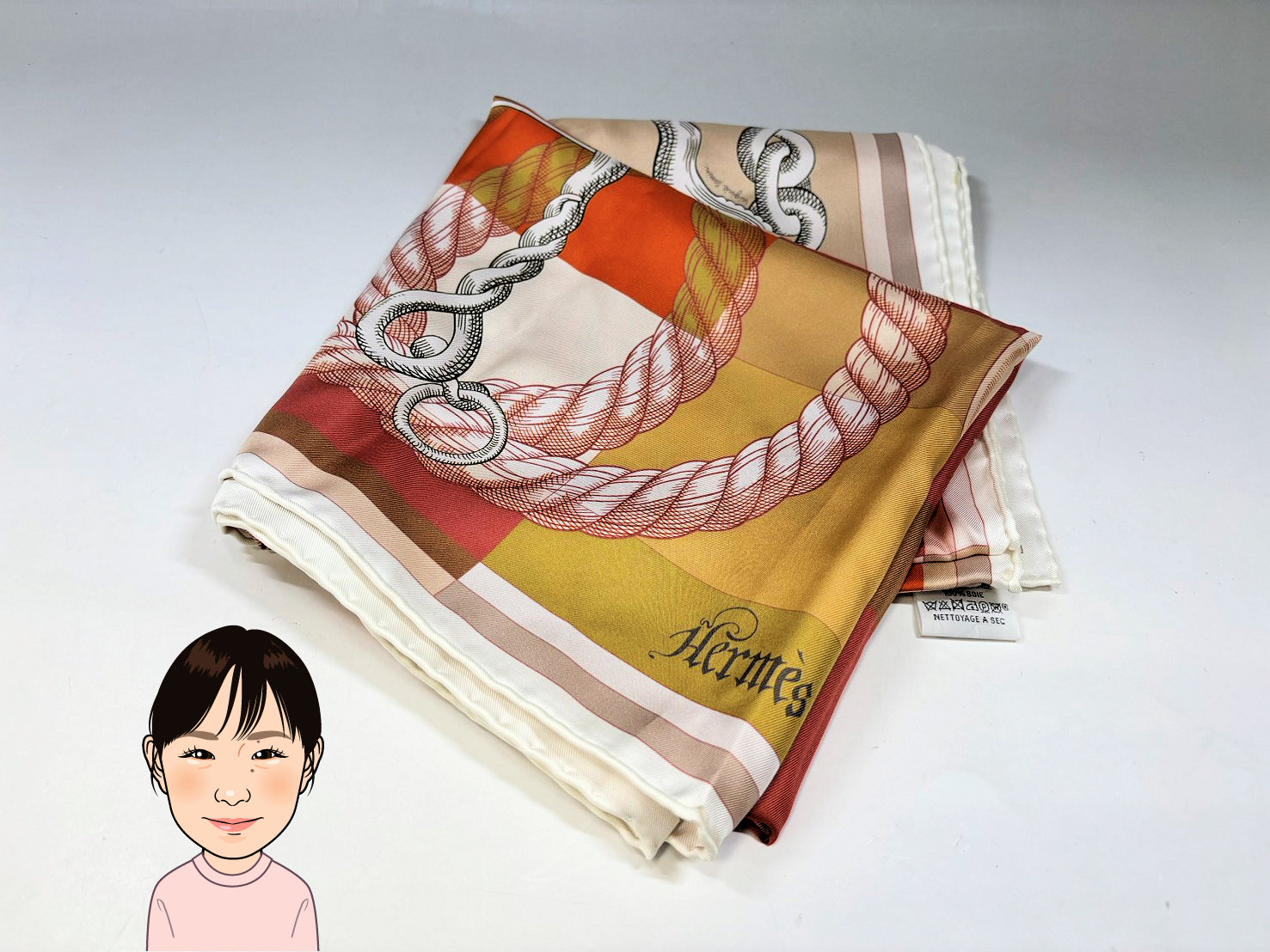 HERMES 【エルメス】 カレ90 シルク スカーフ 画像1