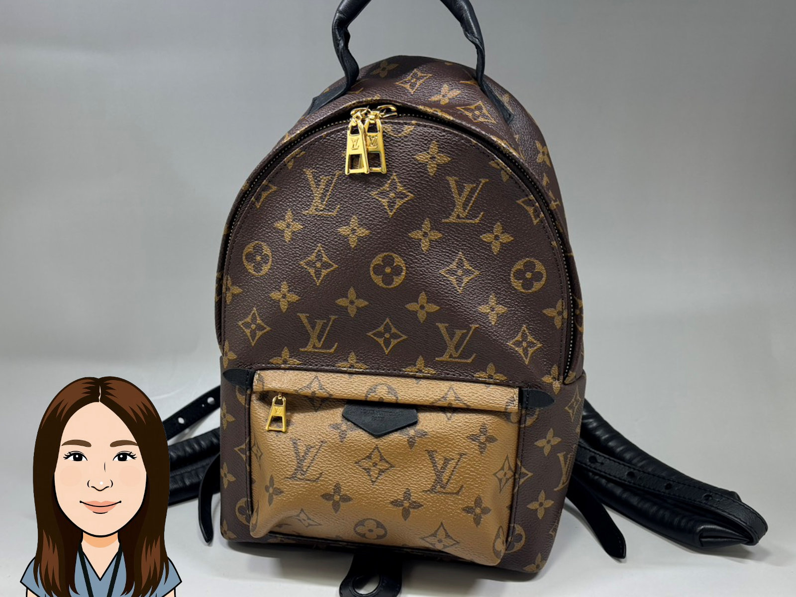 LOUIS VUITTON 【ルイヴィトン】 モノグラムリバース パームスプリングバッグパックPM 画像1