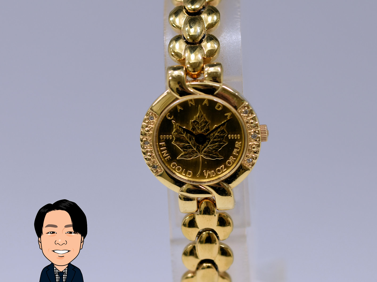 HILTON 【ヒルトン】 コイン文字盤 レディース 腕時計 画像1