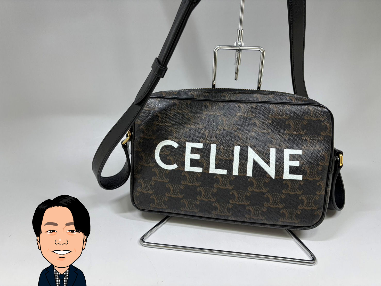 CELINE 【セリーヌ】 トリオンフ メッセンジャーバッグ 画像1