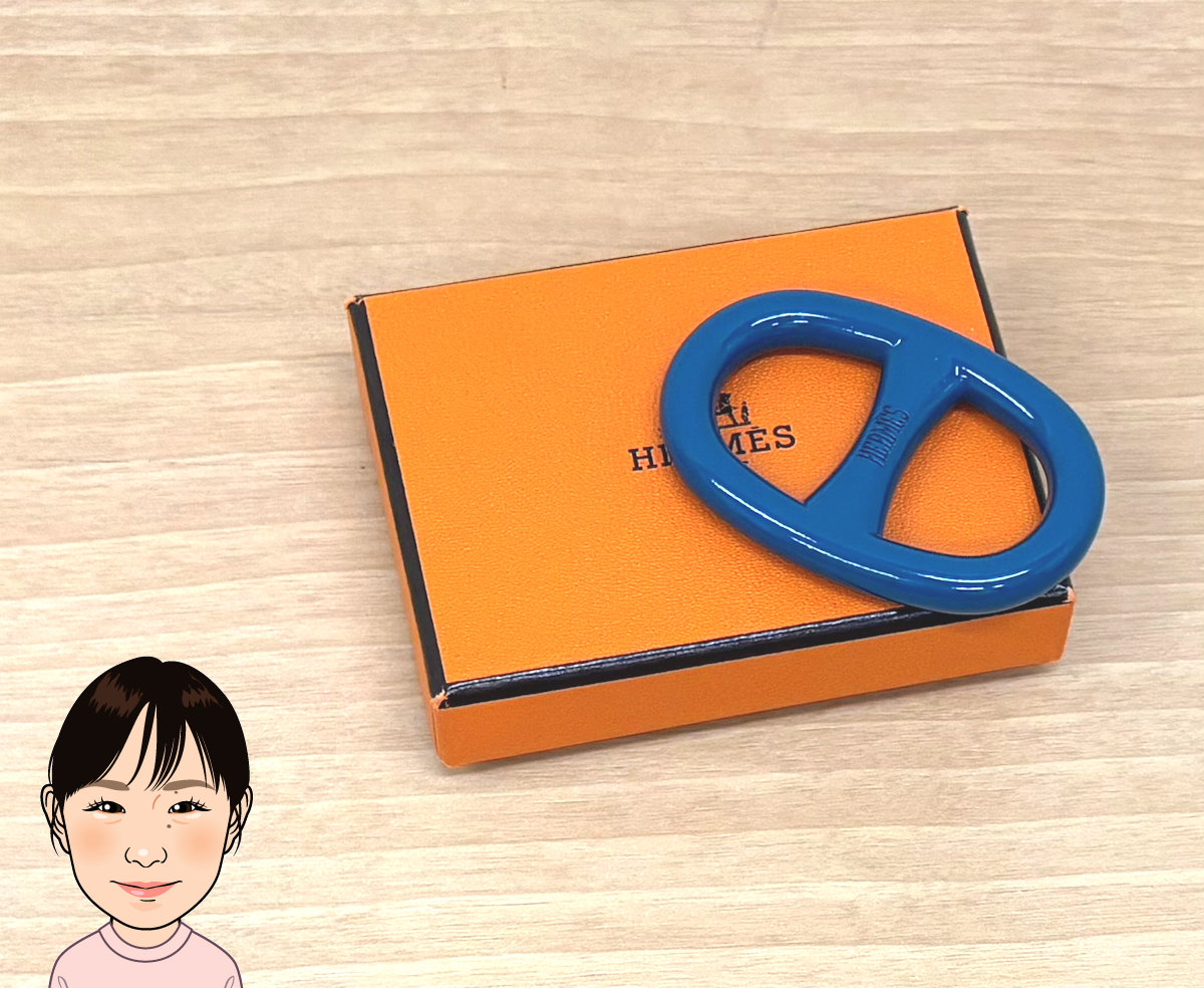 HERMES 【エルメス】 シェーヌダンクル スカーフリング 画像1