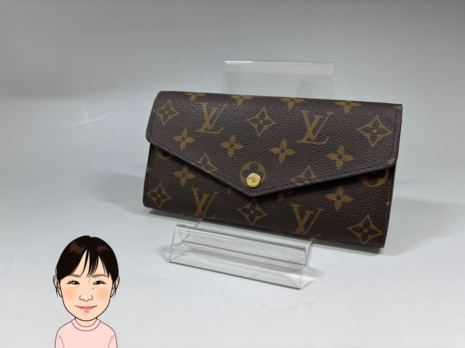 LOUIS VUITTON 【ルイヴィトン】 モノグラム ポルトフォイユ・サラ 長財布 M60531 画像1
