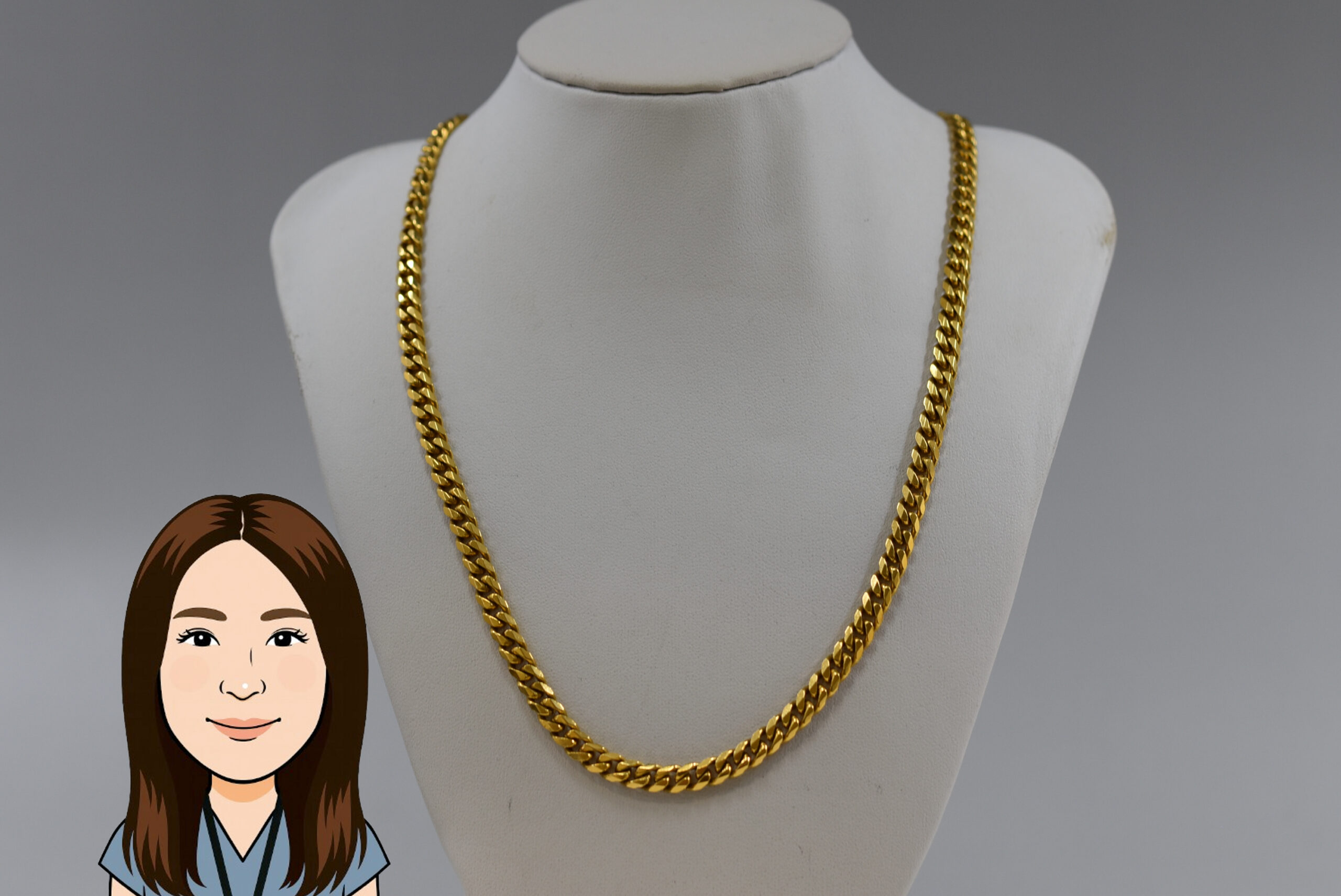 K18 【18金】 喜平ネックレス 画像1