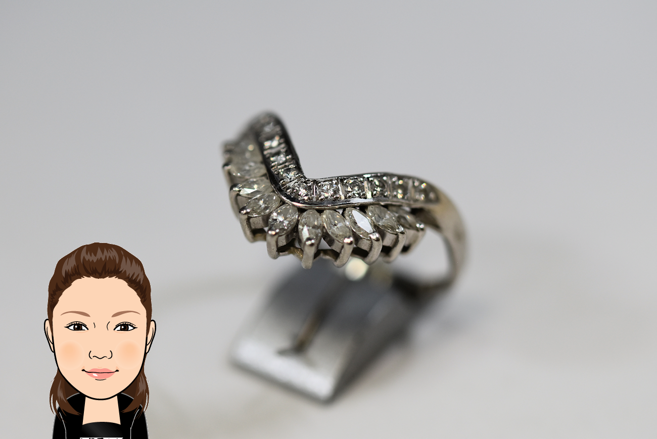 Pt900 【プラチナ】 ダイヤモンド 指輪 画像1