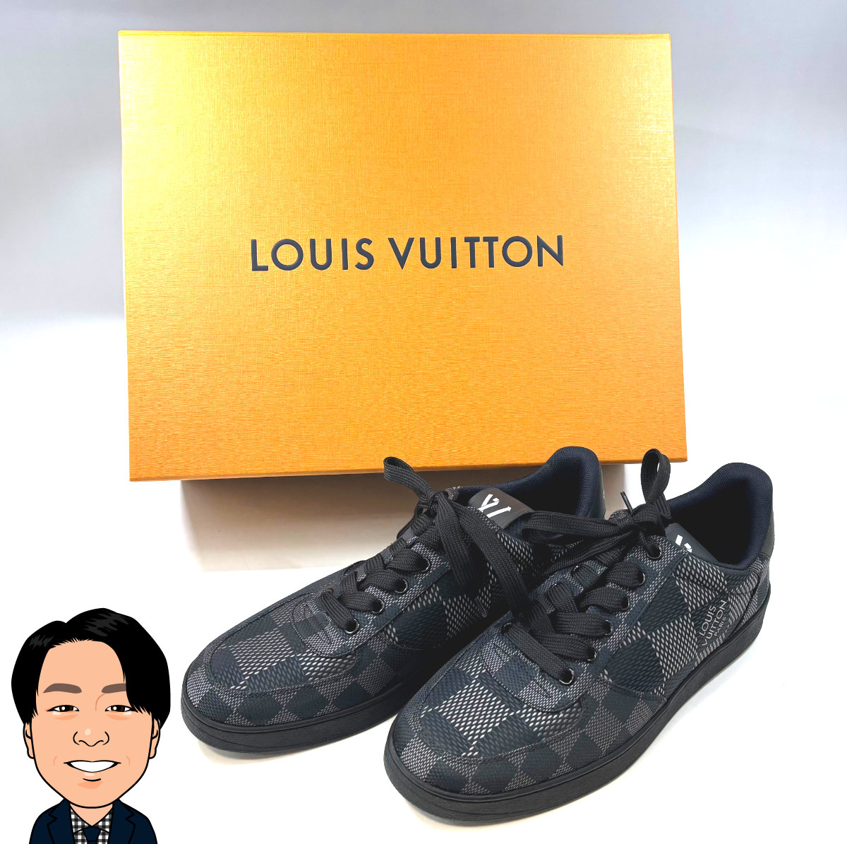 LOUIS VUITTON 【ルイヴィトン】 ダミエグラフィット リヴォリライン スニーカー 画像1
