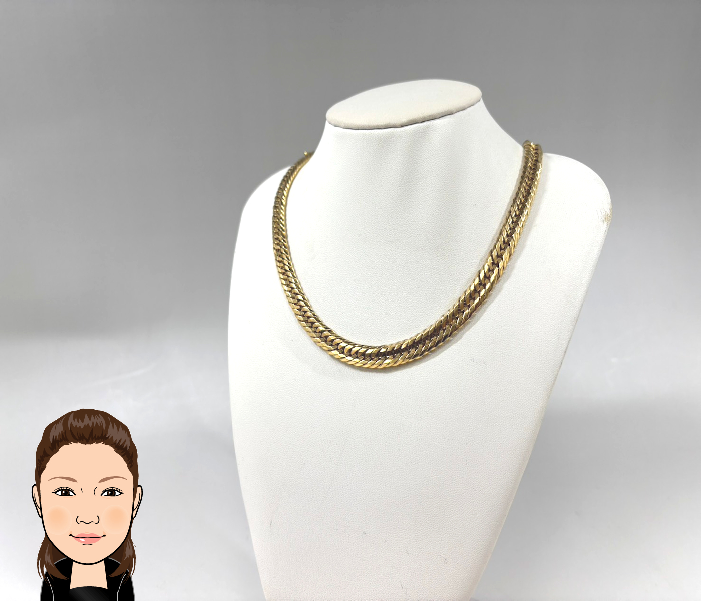 K18 【18金】 喜平 ネックレス 画像1