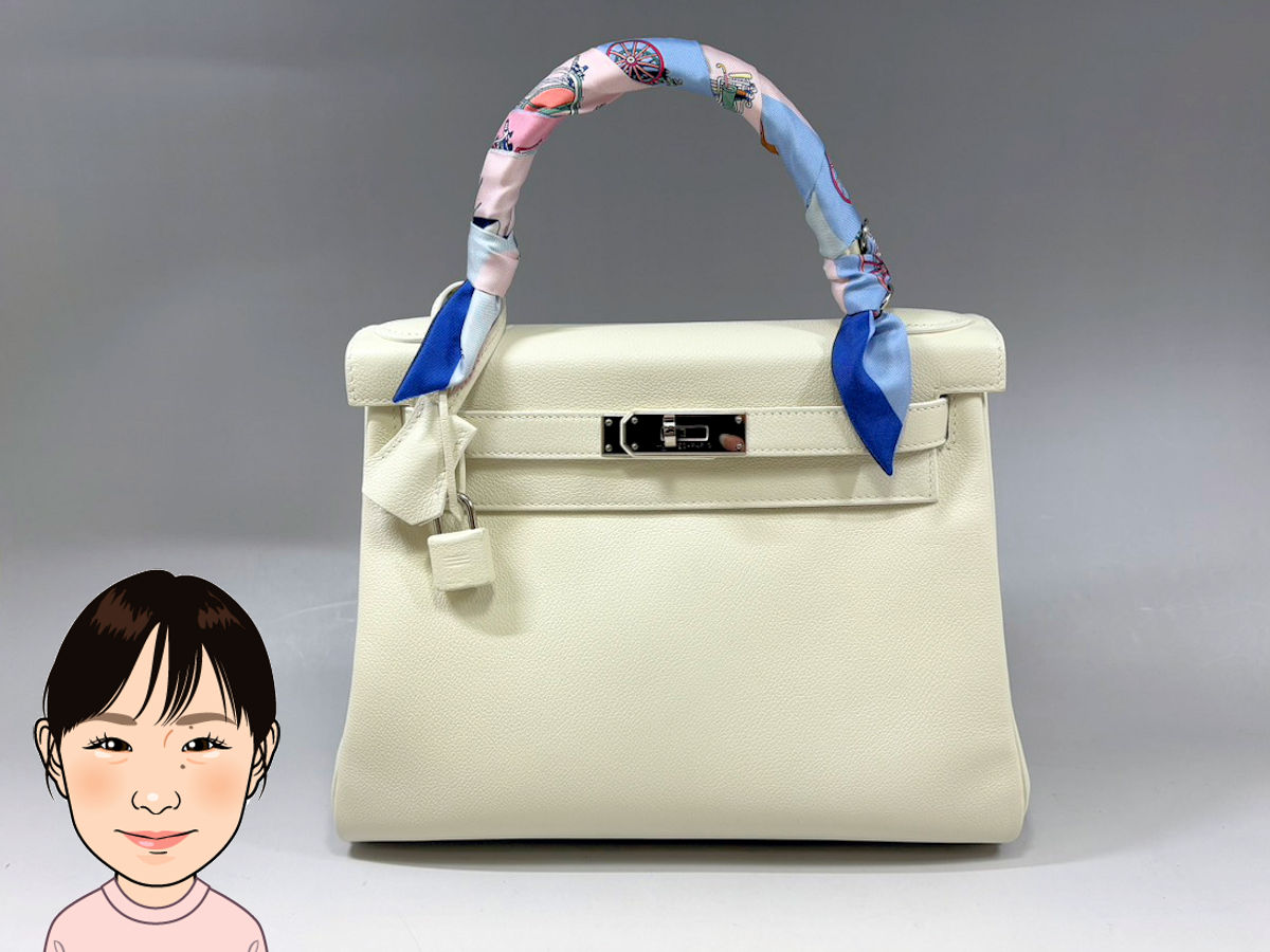 HERMES 【エルメス】 トリヨンクレマンス ブラン ケリー28 内縫い 画像1