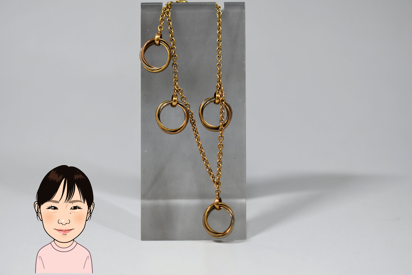 Cartier 【カルティエ】 スリーゴールド トリニティ ブレスレット 画像1