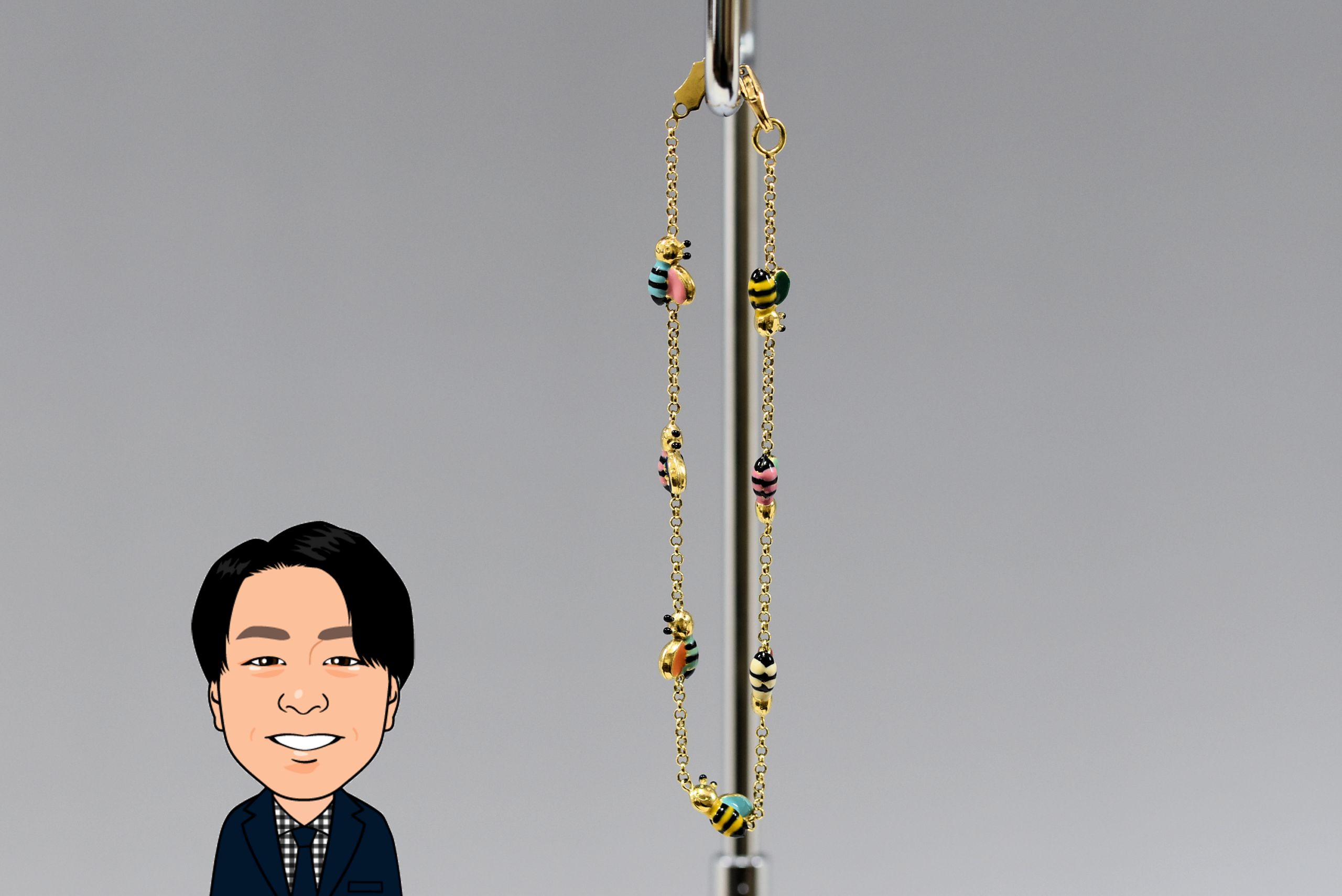 Ponte Vecchio 【ポンテヴェキオ】 K18 蜂モチーフ ブレスレット 画像1