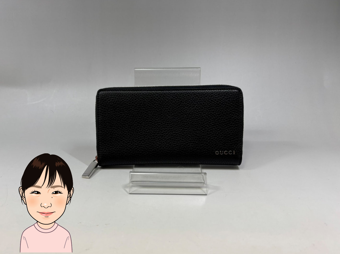 GUCCI 【グッチ】 ロゴ ジップアラウンド ラウンドファスナー長財布 画像1