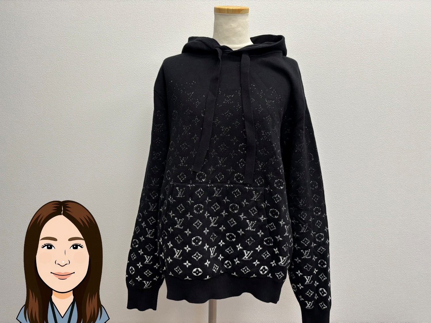 LOUIS VUITTON 【ルイヴィトン】 モノグラム グラディエントフーディ パーカー 画像1