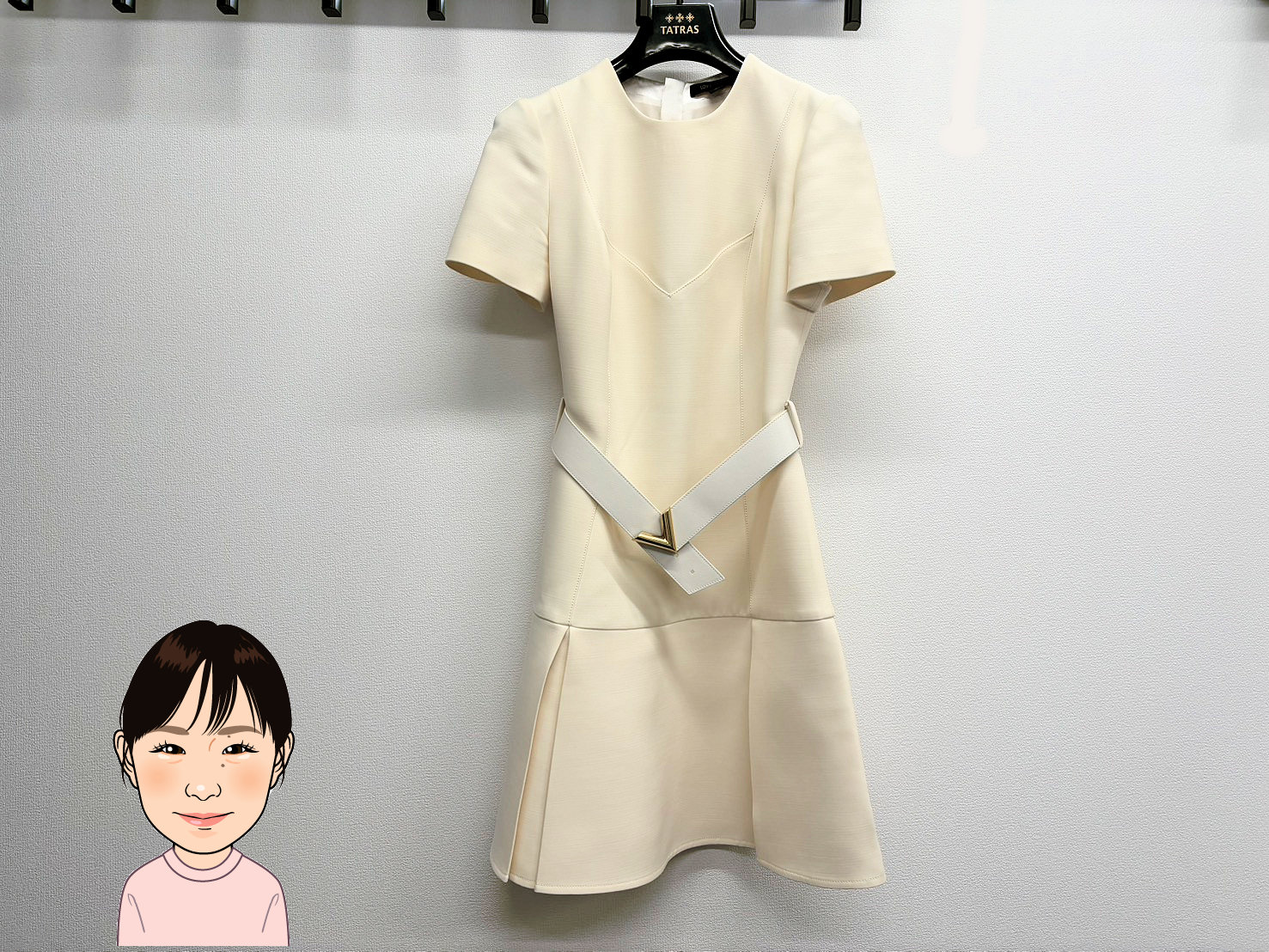 LOUIS VUITTON 【ルイヴィトン】ベルト付ワンピース 画像1