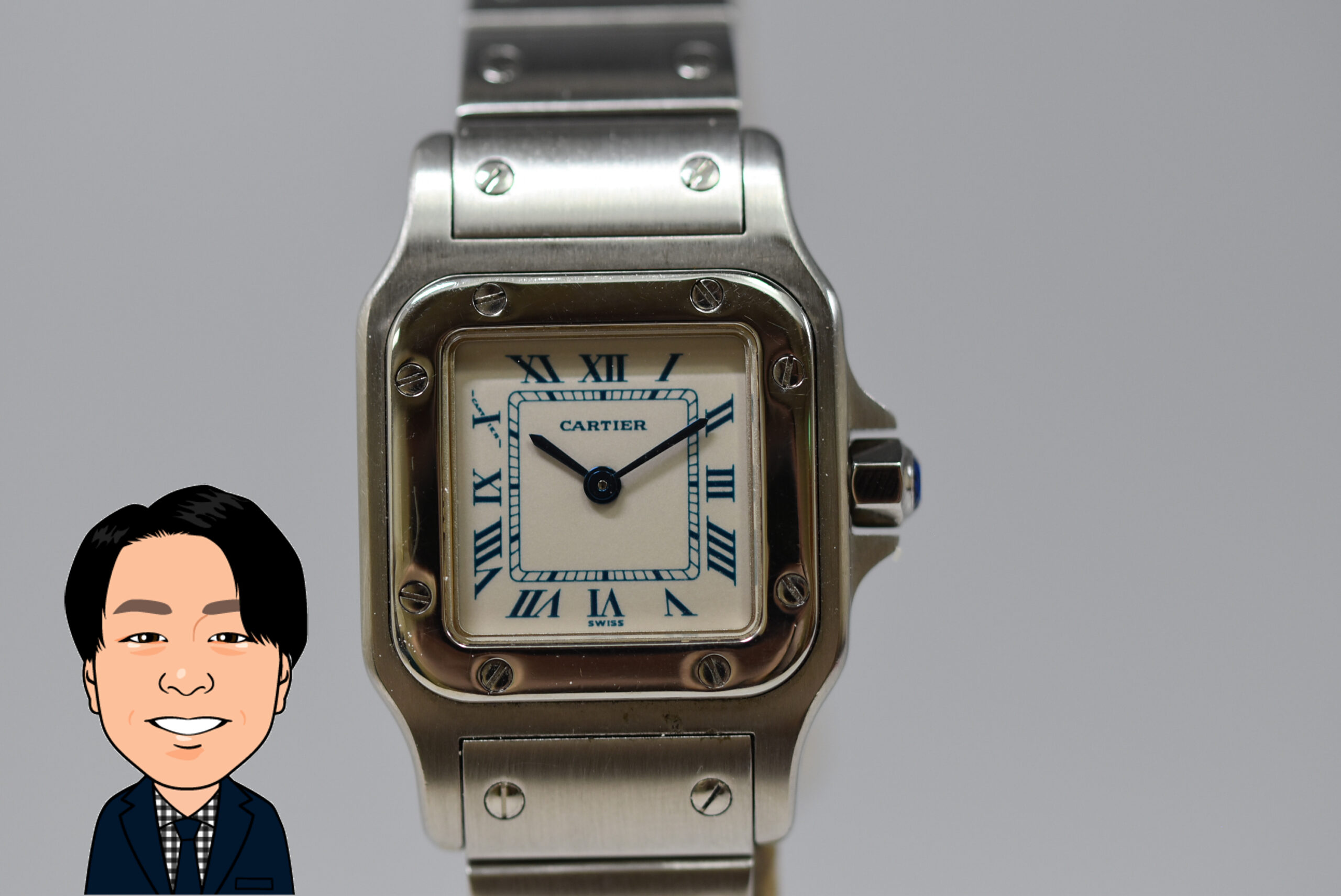 Cartier 【カルティエ】 サントスガルベSM レディース時計 画像1