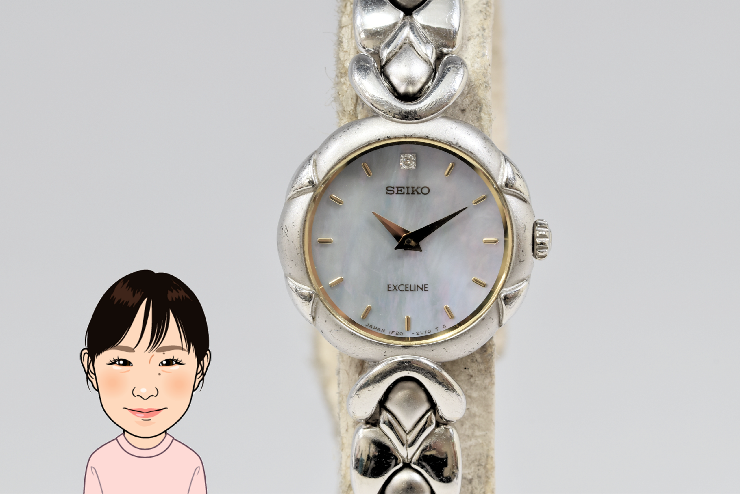 SEIKO 【セイコー エクセリーヌ】1F20-1C40  レディース時計 画像1
