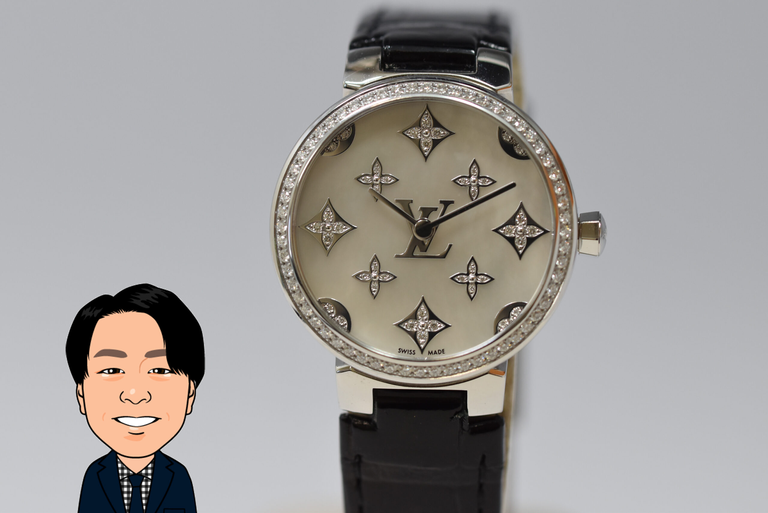 LOUIS VUITTON 【ルイヴィトン】 タンブールスリム QA109 画像1