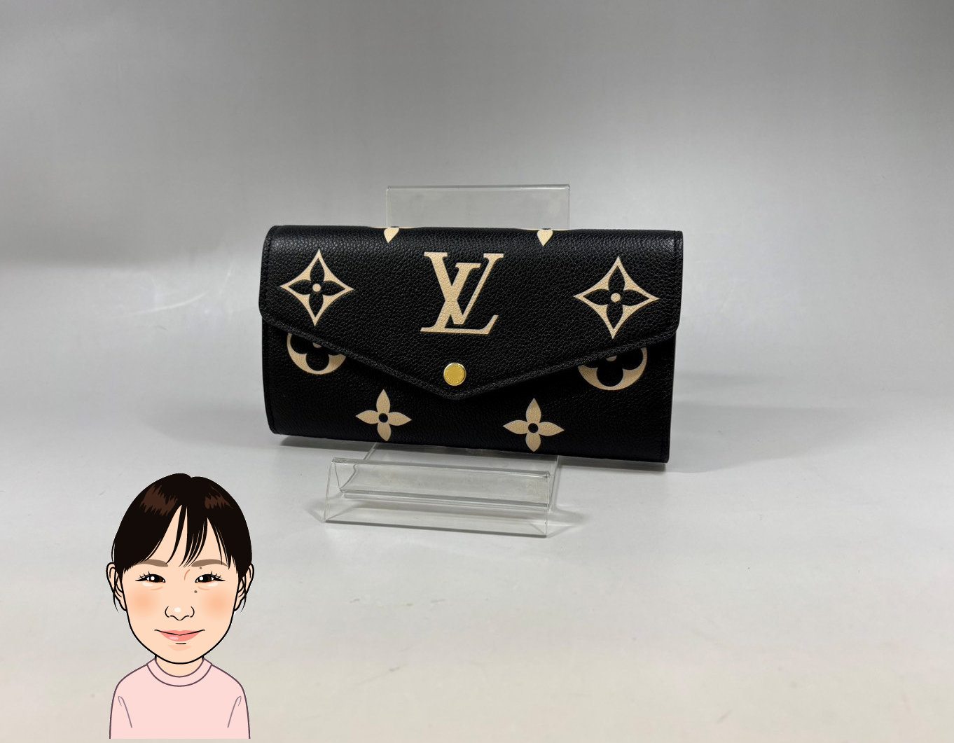 LOUIS VUITTON 【ルイヴィトン】 モノグラムアンプラント ポルトフォイユサラ 画像1