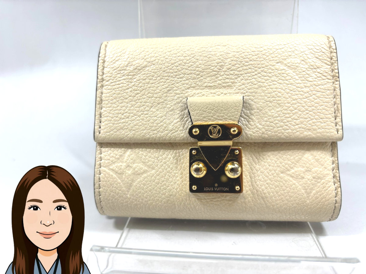 LOUIS VUITTON 【ルイヴィトン】 モノグラムアンプラント ポルトフォイユ･メディス コンパクト クレーム 画像1
