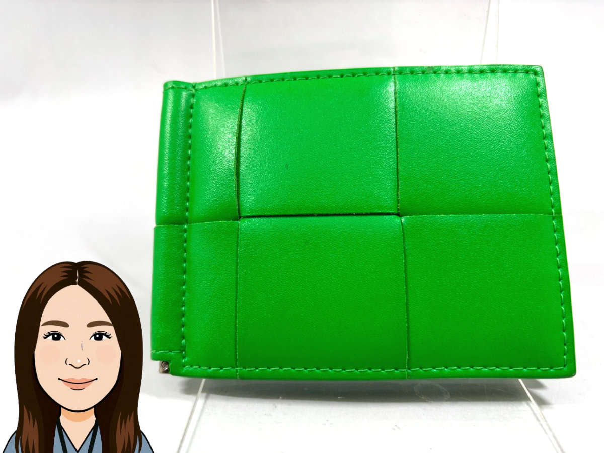 BOTTEGA VENETA 【ボッテガヴェネタ】 マキシイントレチャート 二つ折り財布 画像1
