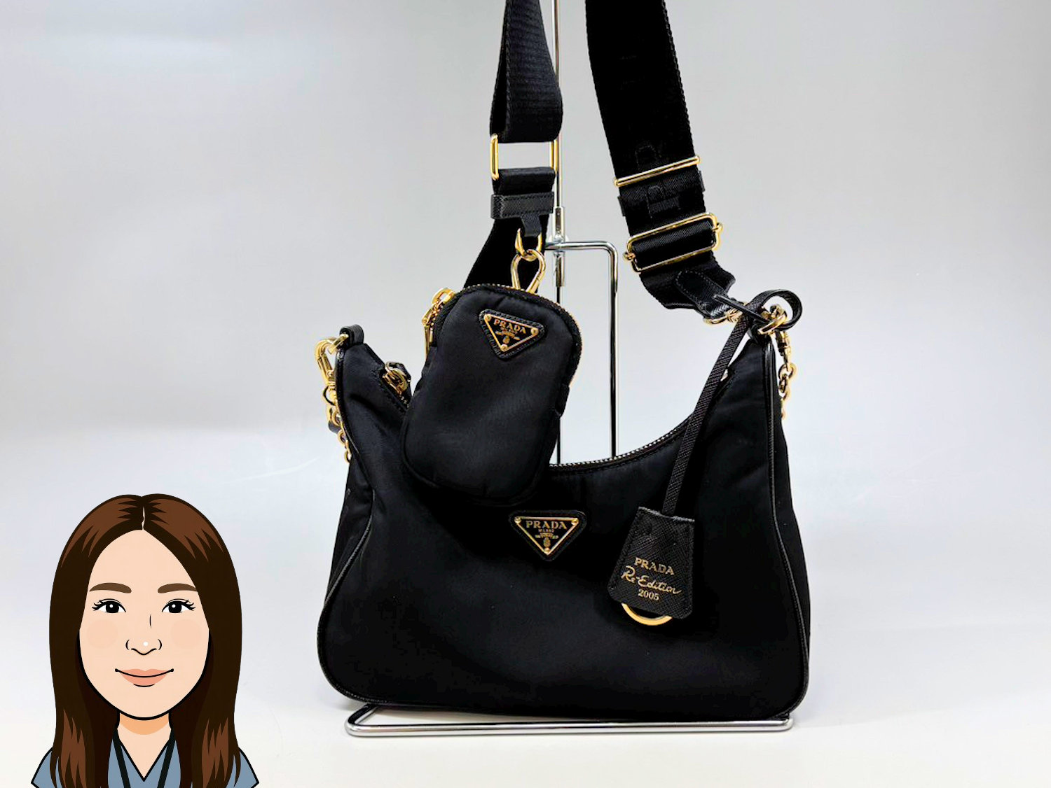 PRADA 【プラダ】 ナイロン REエディション ショルダーバッグ 画像1