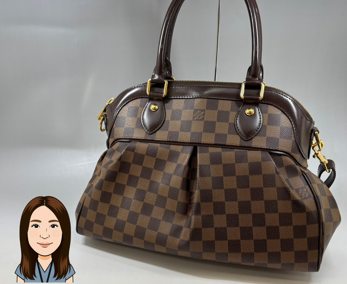LOUIS VUITTON 【ルイヴィトン】 ダミエ トレヴィPM N51997 ハンドバッグ 画像1