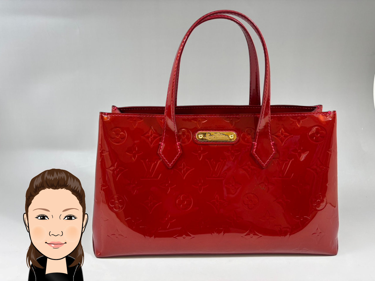 LOUIS VUITTON 【ルイヴィトン】 ヴェルニ ウィルシャーPM M93642 ハンドバッグ 画像1