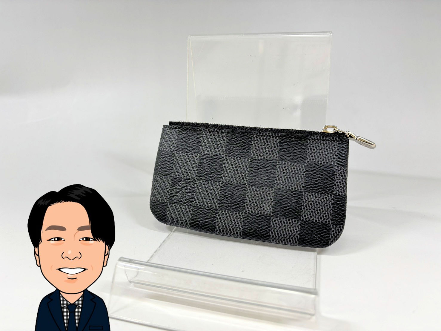 LOUIS VUITTON 【ルイヴィトン】 ダミエグラフィット ポシェットクレ N60155 画像1