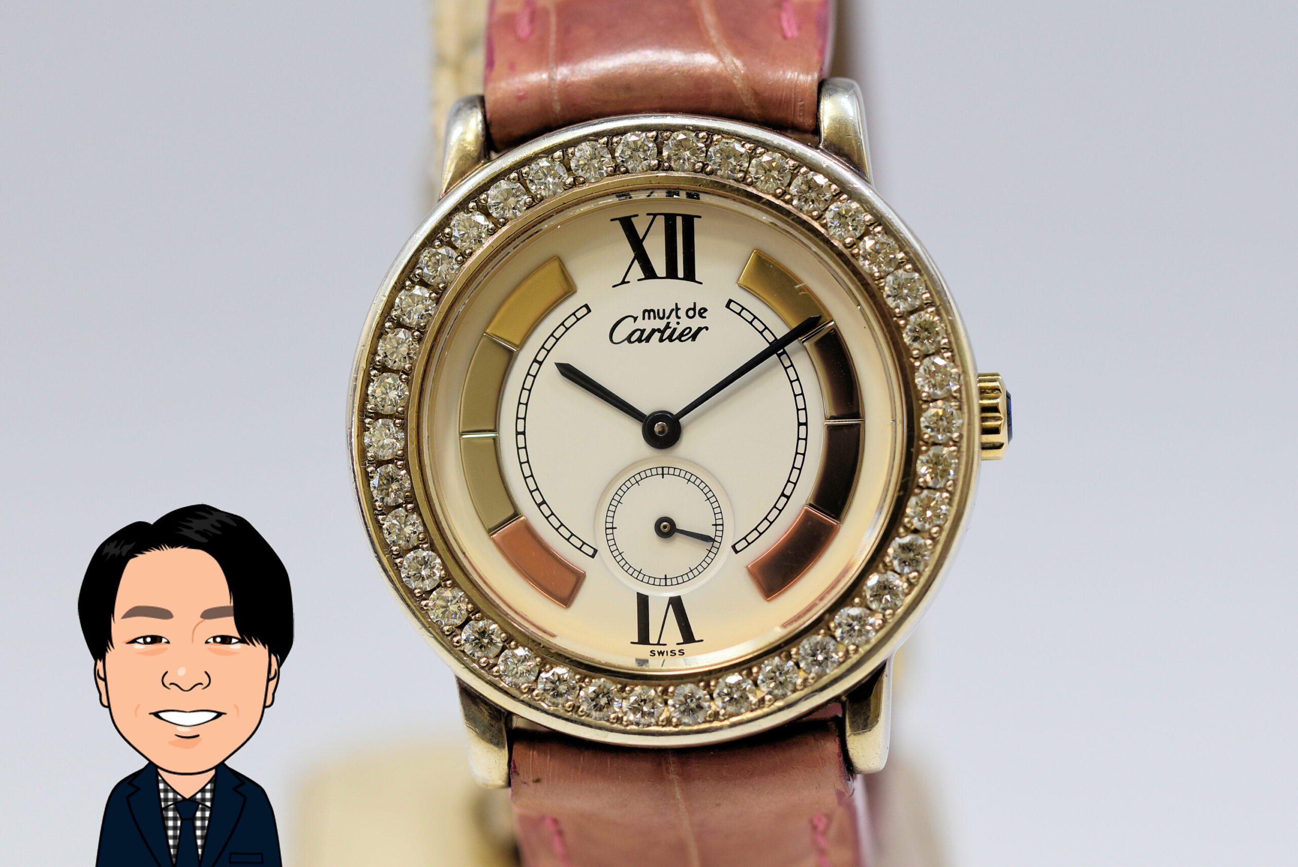 Cartier 【カルティエ】 マストロンド ベゼルアフターダイヤ 画像1
