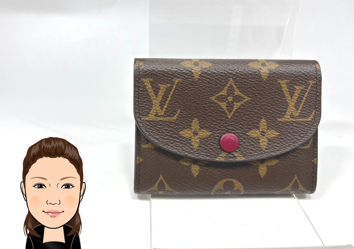 LOUIS VUITTON 【ルイヴィトン】 モノグラム ポルトフォイユ・ロザリ 2つ折り財布 M41939 画像1