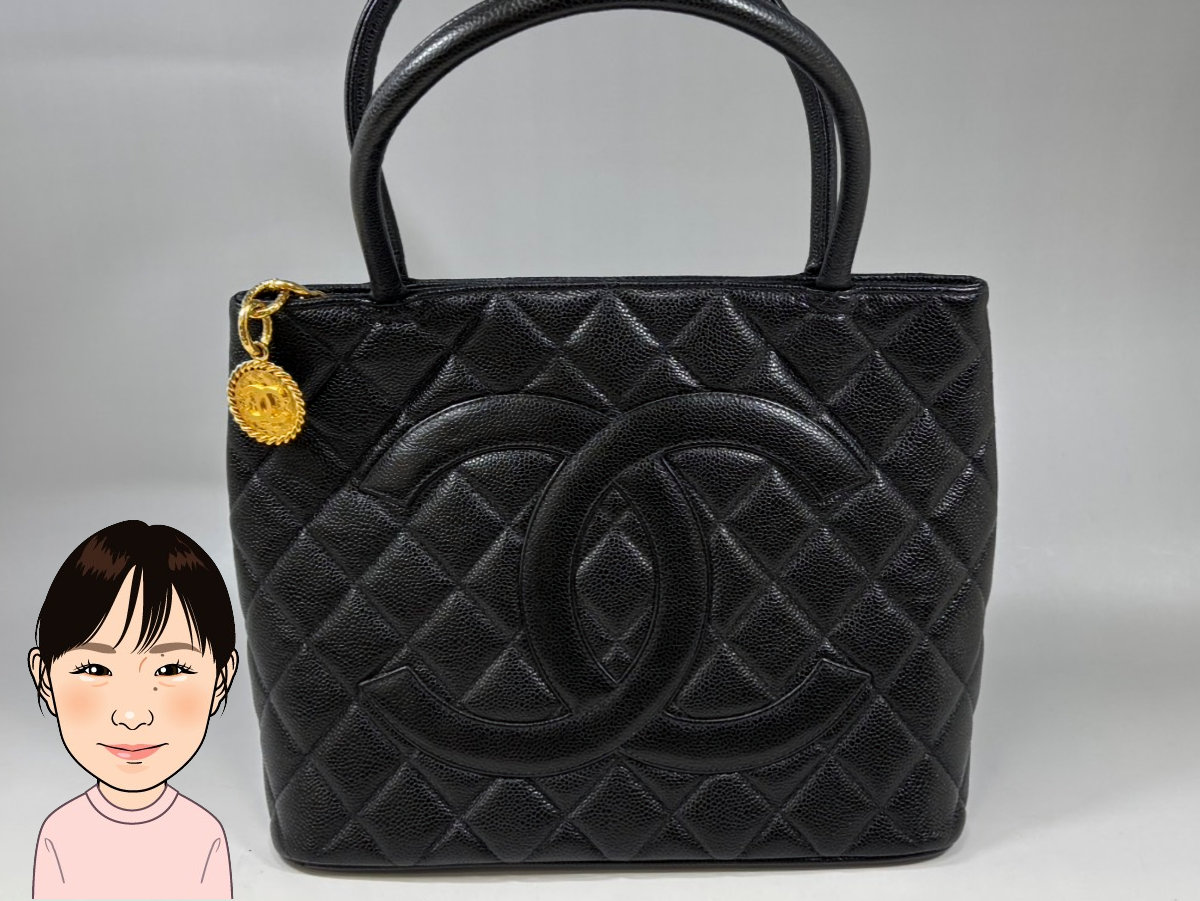 CHANEL 【シャネル】 キャビアスキン 復刻トート 画像1