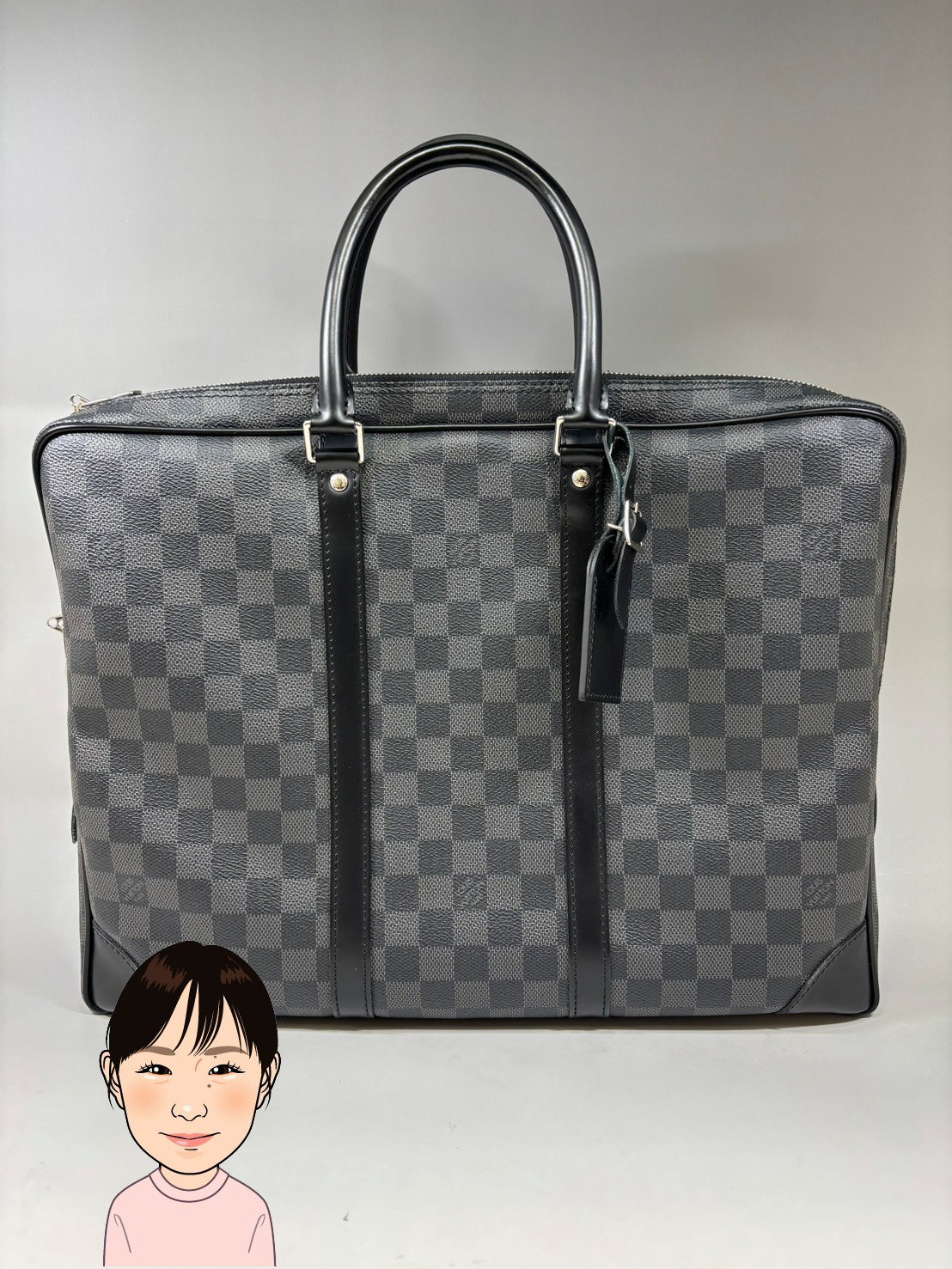 LOUIS VUITTON 【ルイヴィトン】 ダミエグラフィット ポルトドキュマン・ヴォワヤージュ M41125 画像1