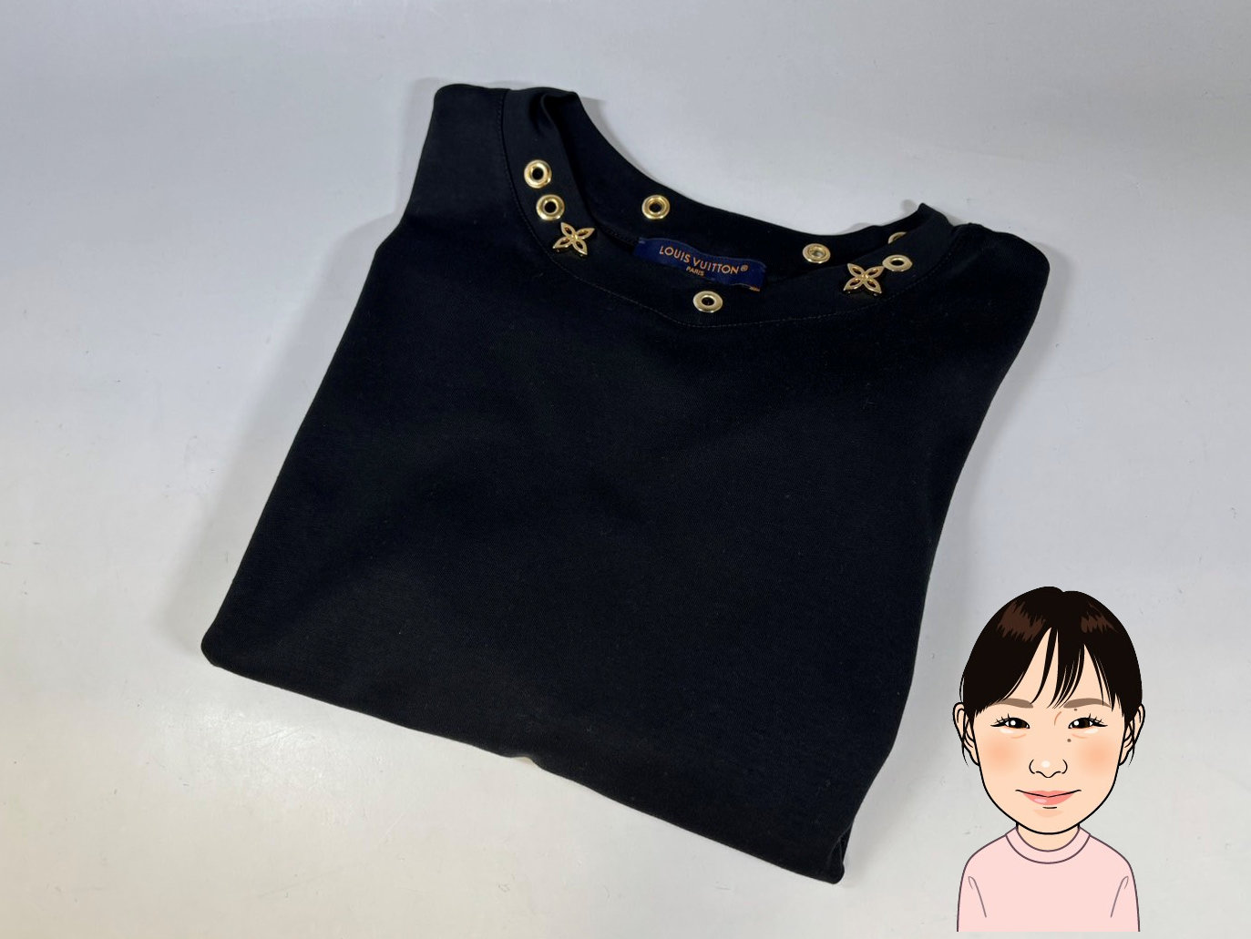 LOUIS VUITTON 【ルイヴィトン】 首元チェーン付トップス 画像1