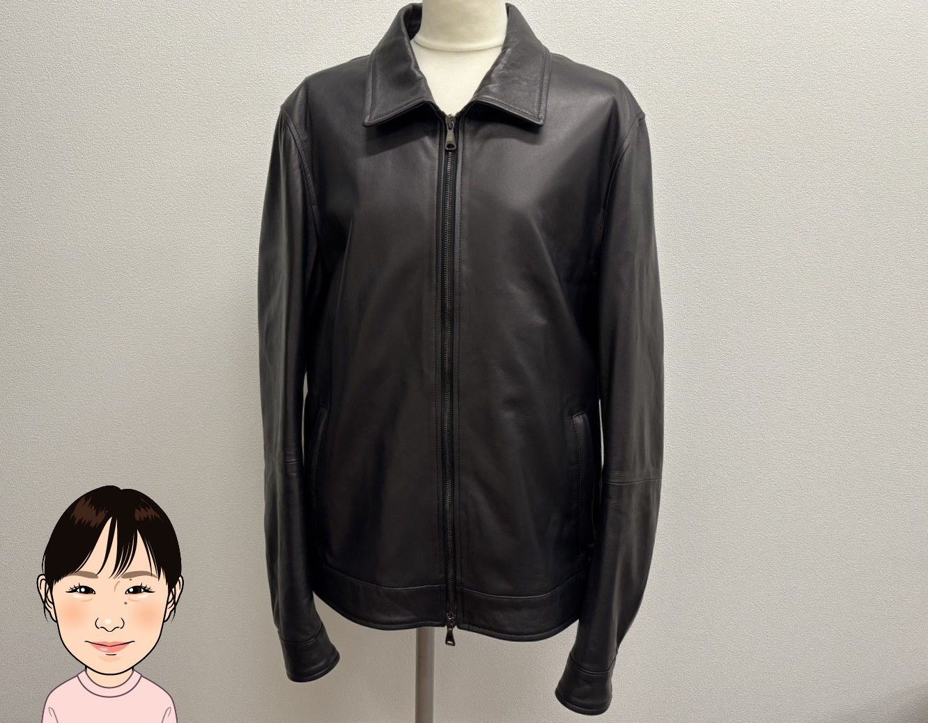 EMMETI【エンメティ】ラムスキン ライダース ジャケット 画像1