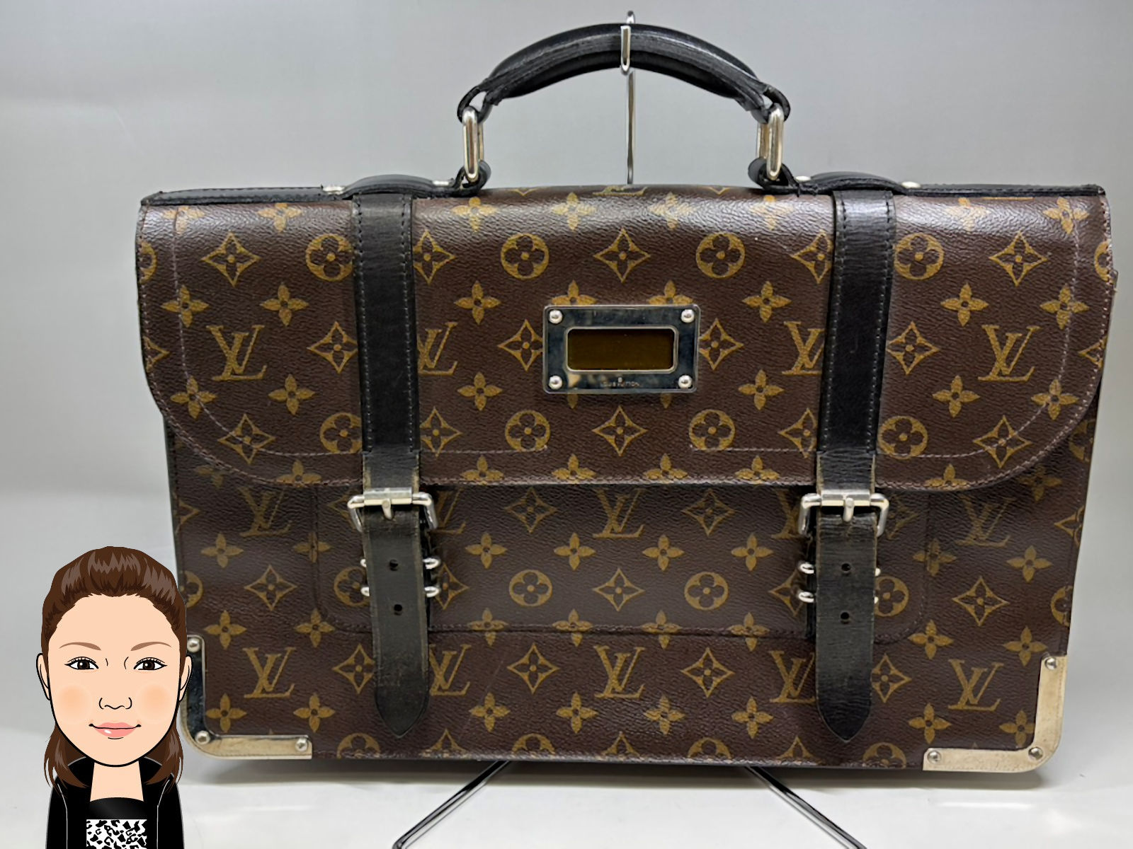 LOUIS VUITTON 【ルイヴィトン】 モノグラム・マカサー ラリー ビジネスバッグ M92292 画像1