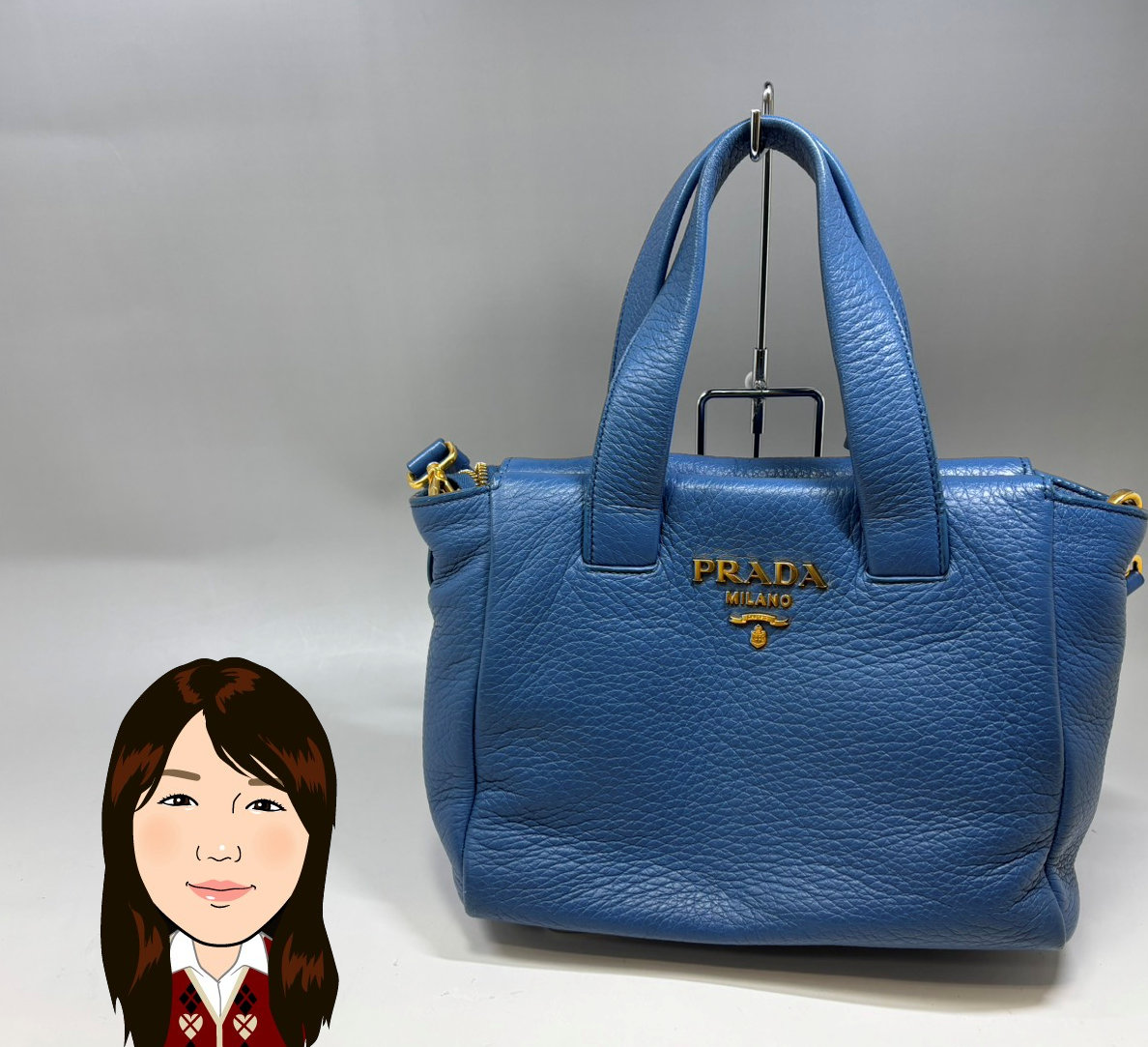 PRADA 【プラダ】2WAY ハンドバッグ レザー 画像1