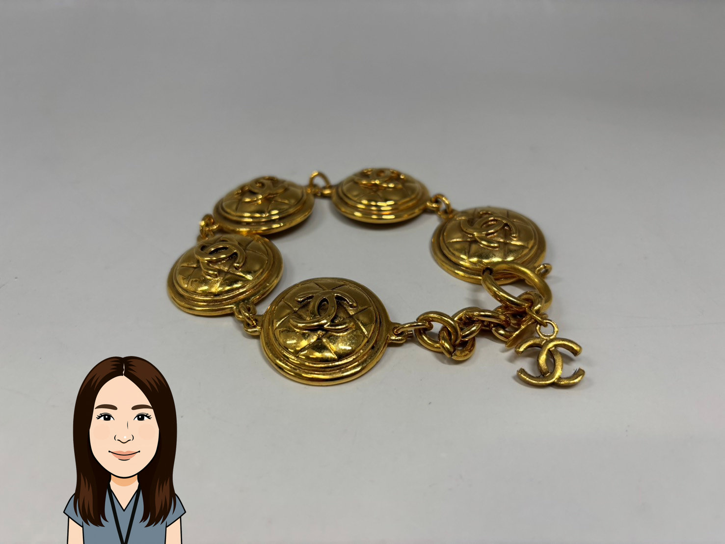 CHANEL 【シャネル】 GP ココマーク　マトラッセ ブレスレット 画像1