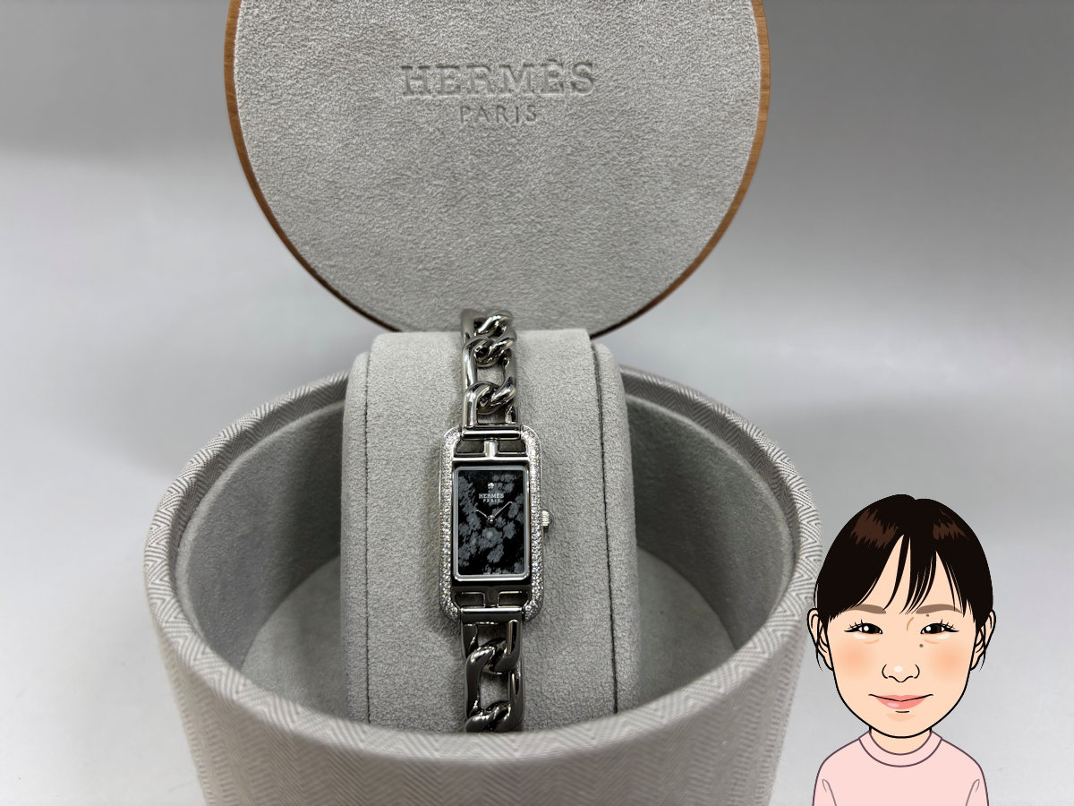HERMES 【エルメス】 ナンタケット レディース時計 画像1