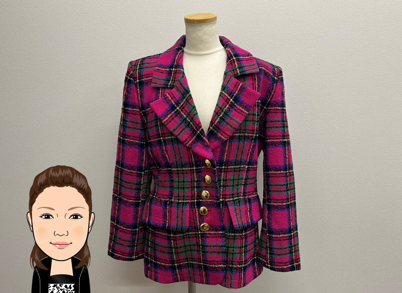 Yves Saint Laurent 【イヴサンローラン】 ツイードジャケット 画像1