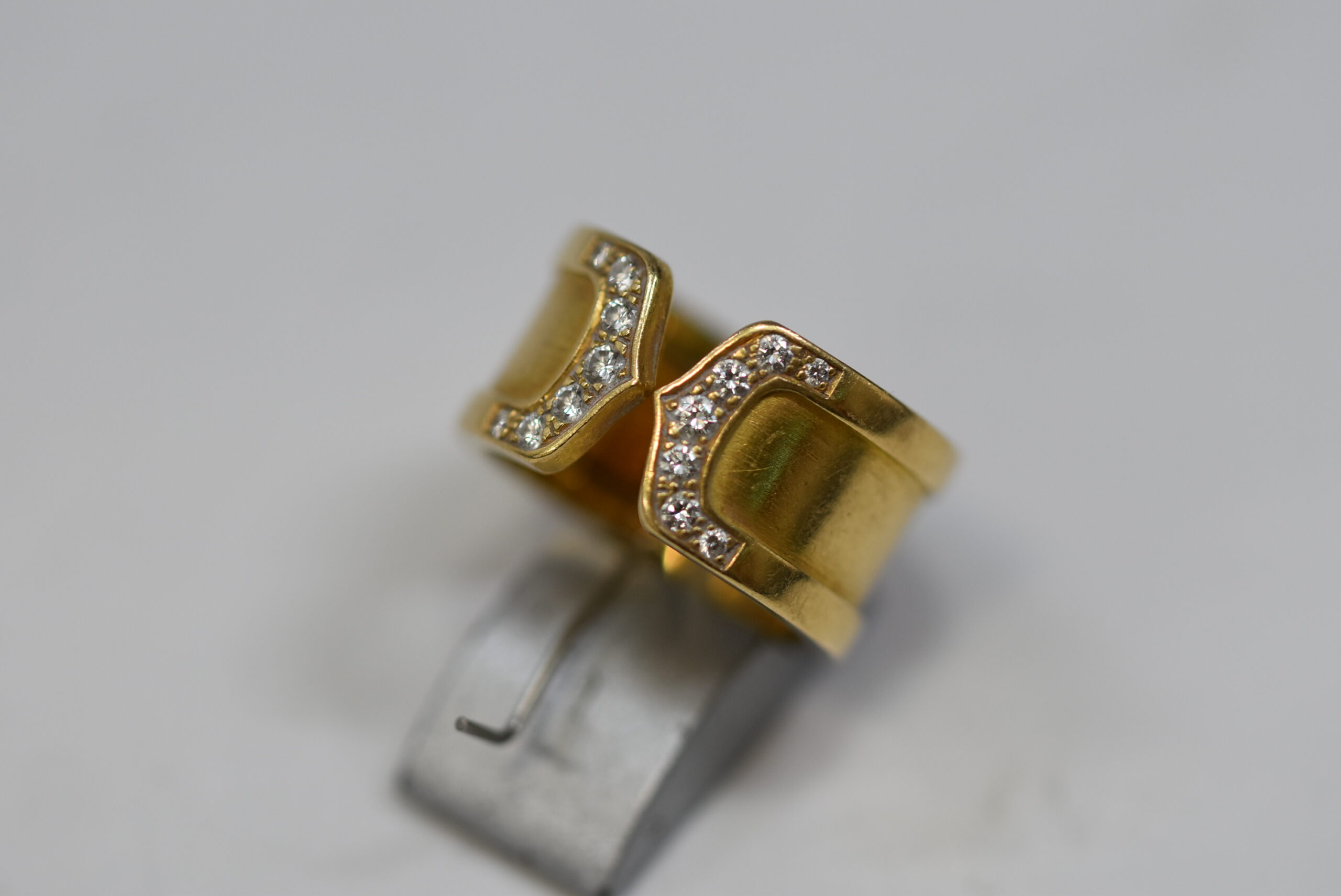 Cartier 【カルティエ】 イエローゴールド C2リング ダイヤモンド入り 画像1