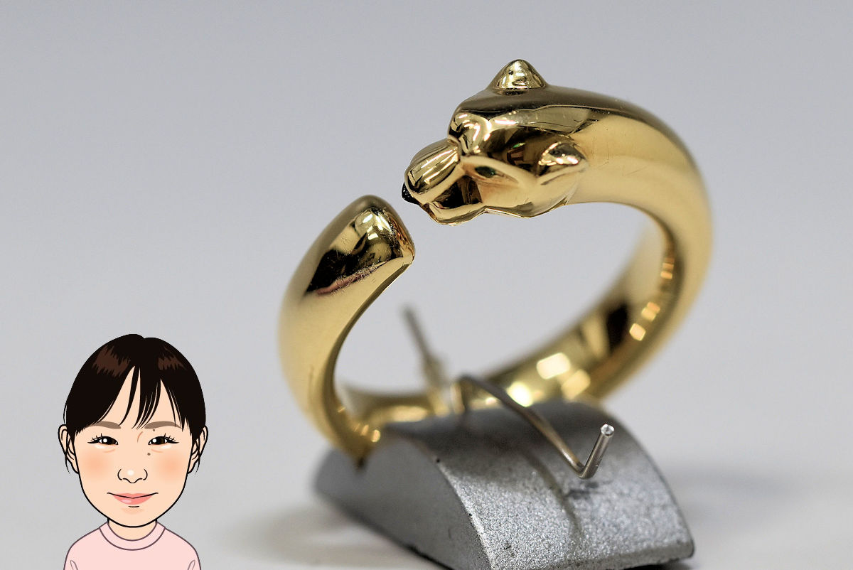 Cartier 【カルティエ】パンテール 750YG 指輪 画像1