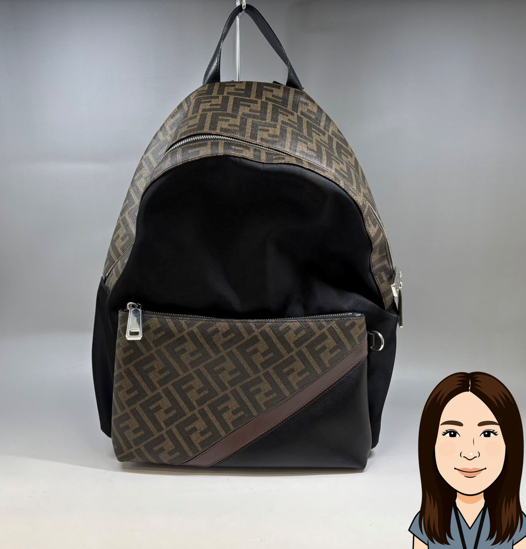 FENDI 【フェンディ】 ズッカ柄 リュックサック Z042 A9XT 画像1