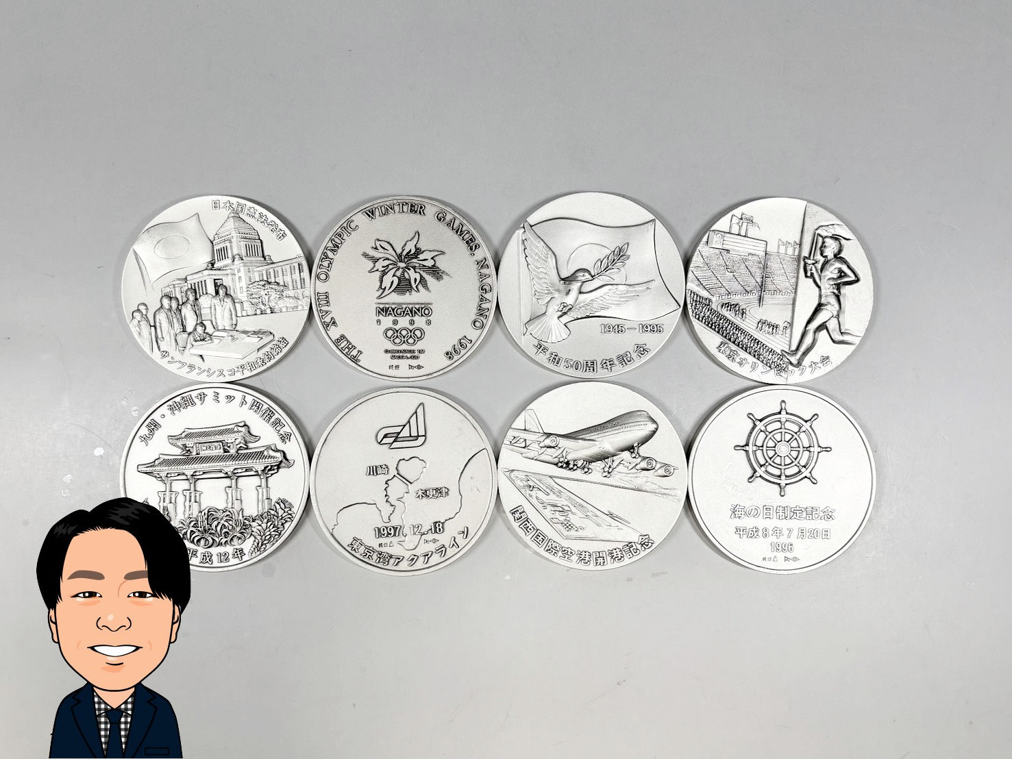 純銀 記念メダル 画像1