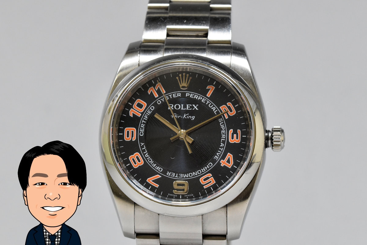 ROLEX 【ロレックス】 エアキング 114200 ブルーコンセントリック文字盤 画像1