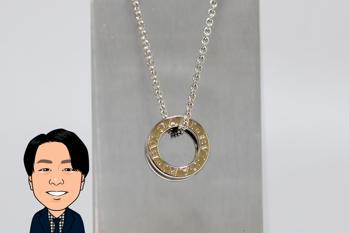 BVLGARI 【ブルガリ】 ホワイトゴールド B-zero1 ネックレス 画像1