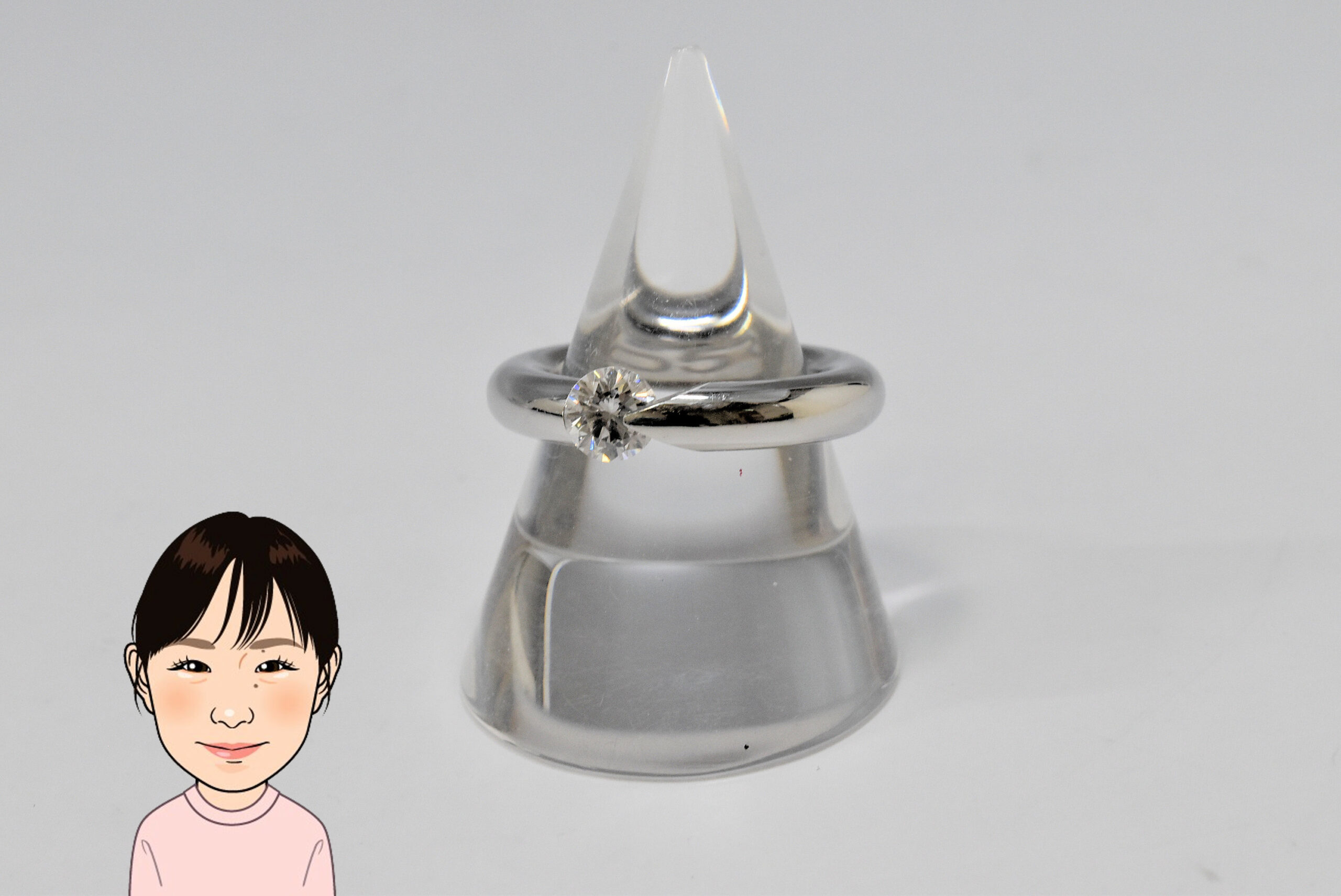 Pt950 【プラチナ】 ダイヤモンド 指輪 画像1