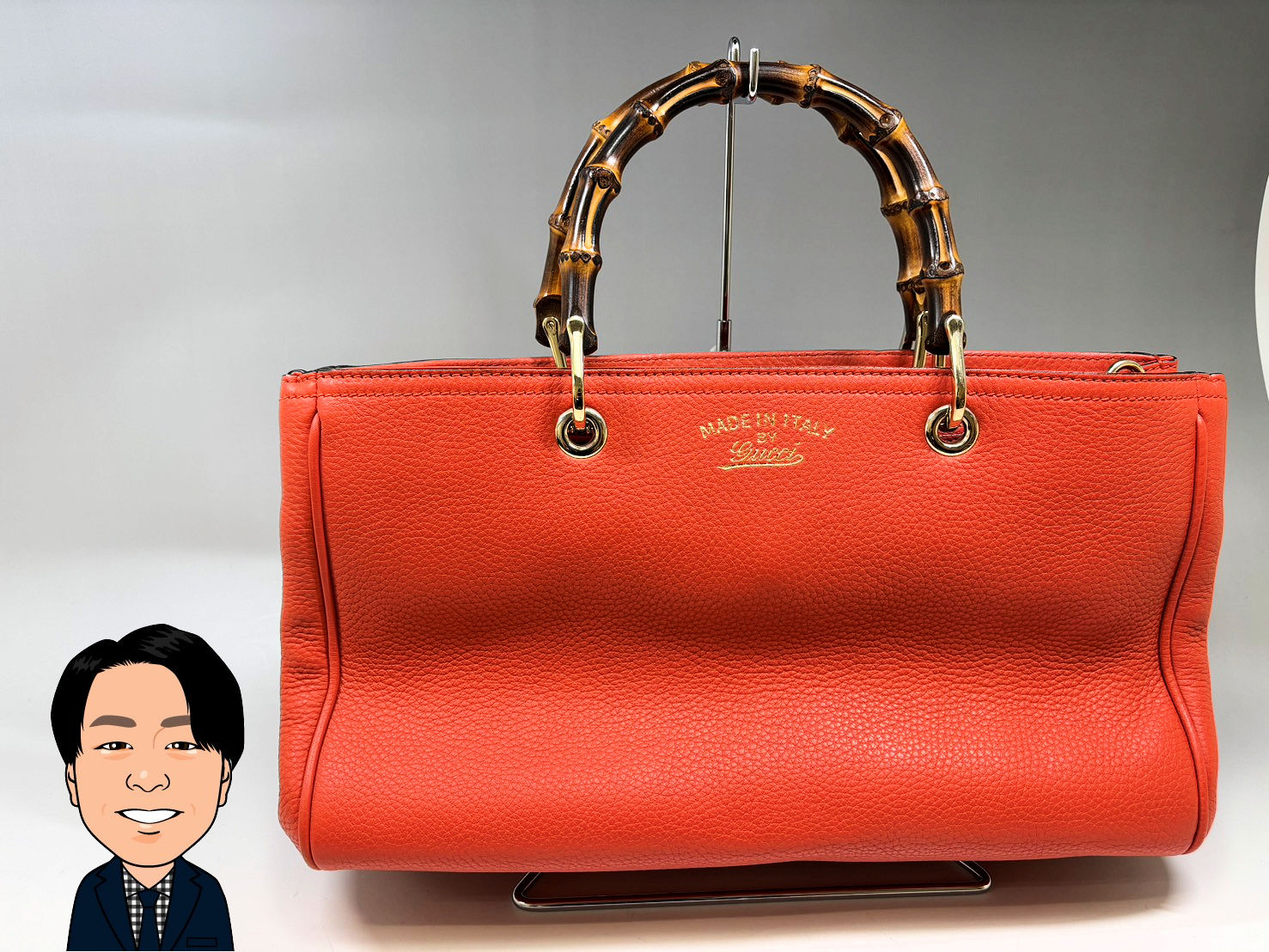 GUCCI 【グッチ】 バンブー ハンドバッグ 画像1