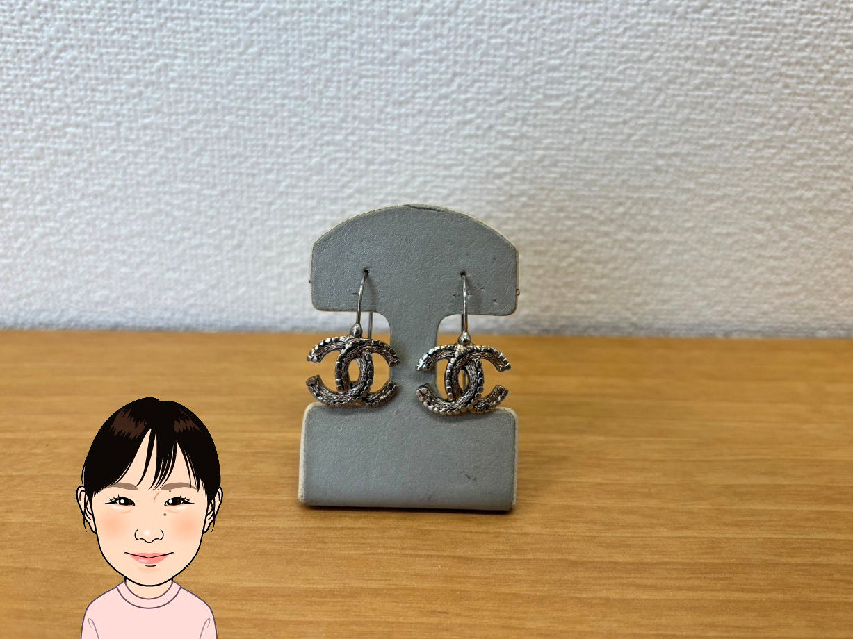 CHANEL 【シャネル】 ココマーク フープピアス 画像1