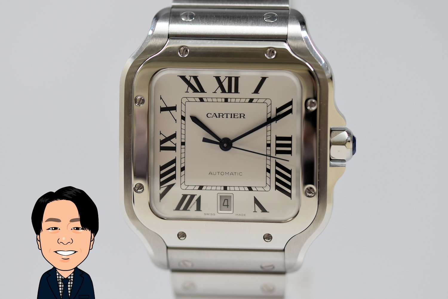 Cartier 【カルティエ】 サントスドゥカルティエLM 画像1
