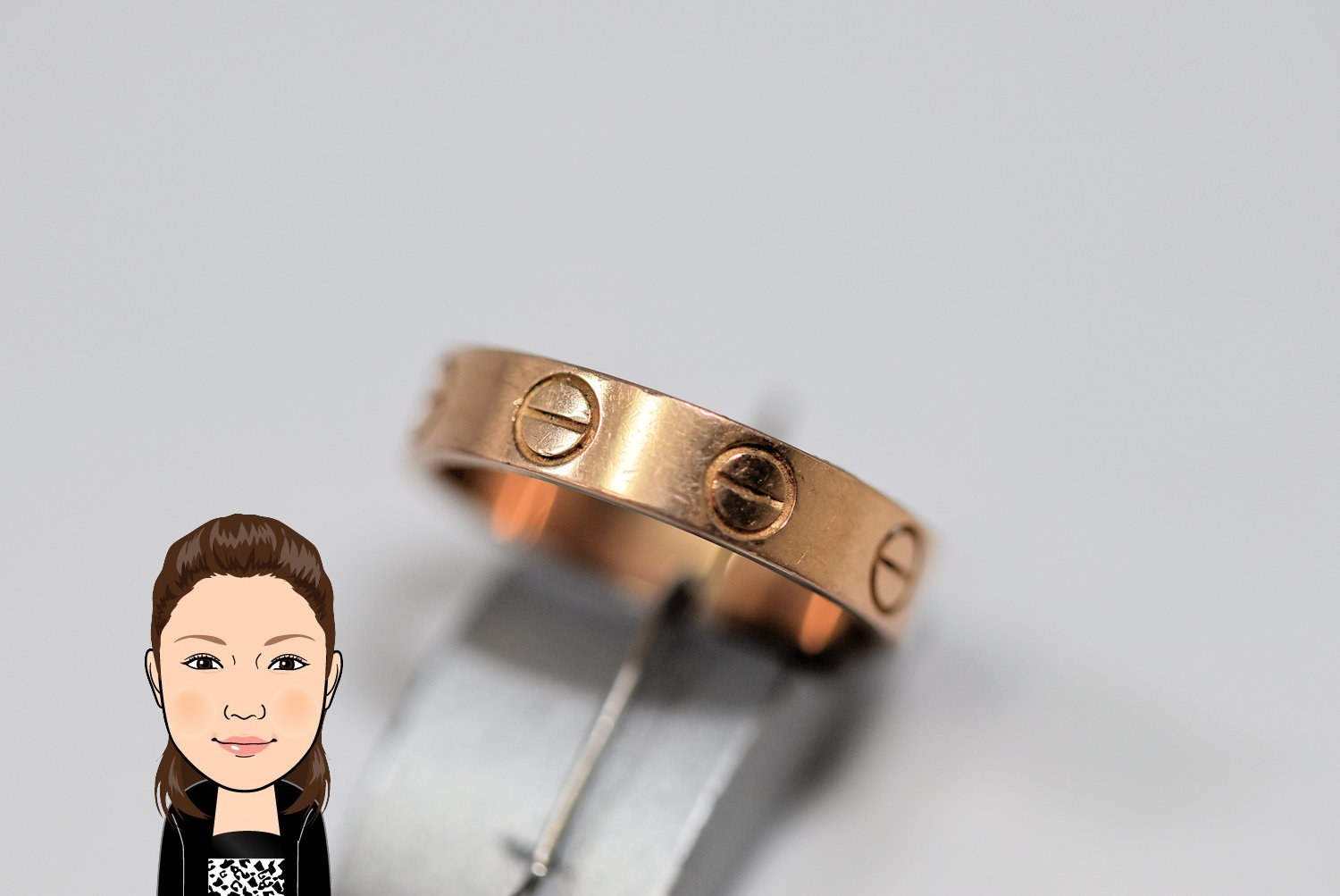 Cartier 【カルティエ】 ピンクゴールド ラブリング 画像1