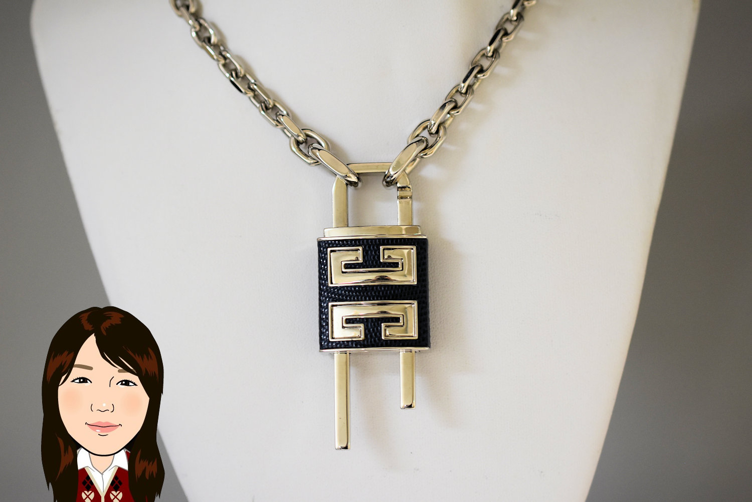 GIVENCHY【ジバンシィ】 4Gパドロックネックレス 画像1